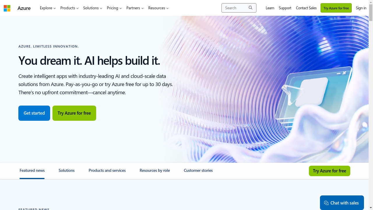 Azure website